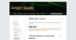 Desktop Screenshot of angrygames.com